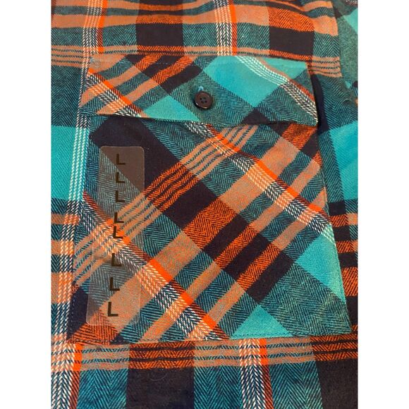 Eleven Paris Blue Columbia Plaid Hooded Shirt Jacket NWT Mens Size LARGE - Picture 7 of 14